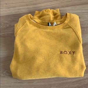 Yellow Roxy crew neck